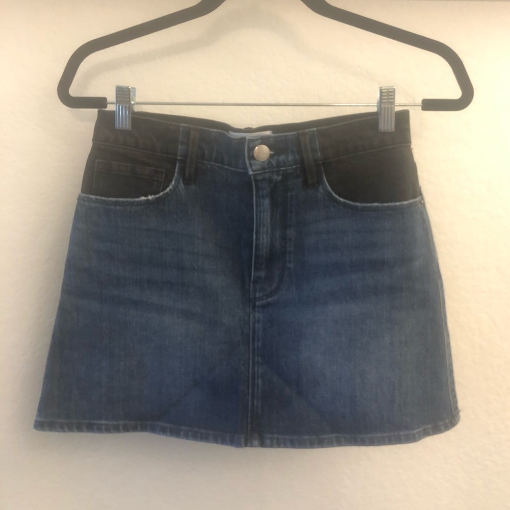 Frame Denim Mini Skirt